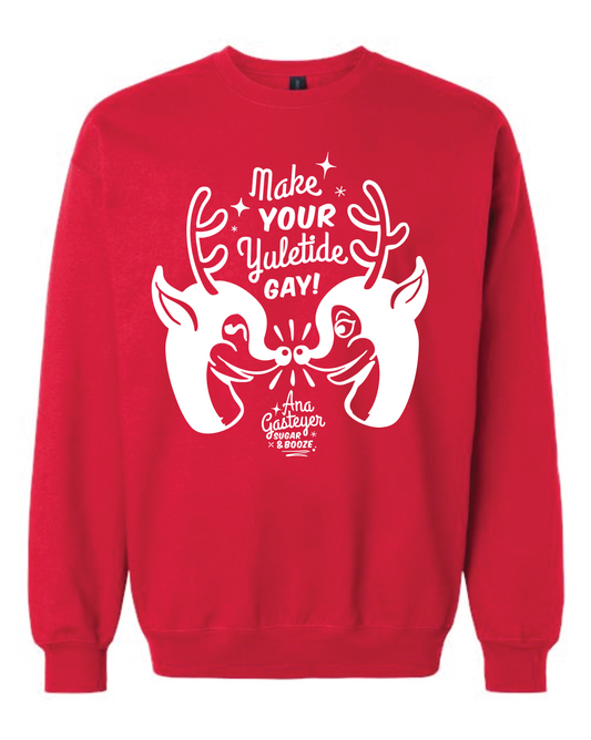 Red Crewneck Sweatshirt